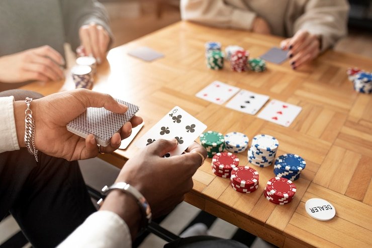 Studio live dealer Sic Bo di plaza 4d menampilkan tiga dadu dalam wadah transparan dengan streaming HD